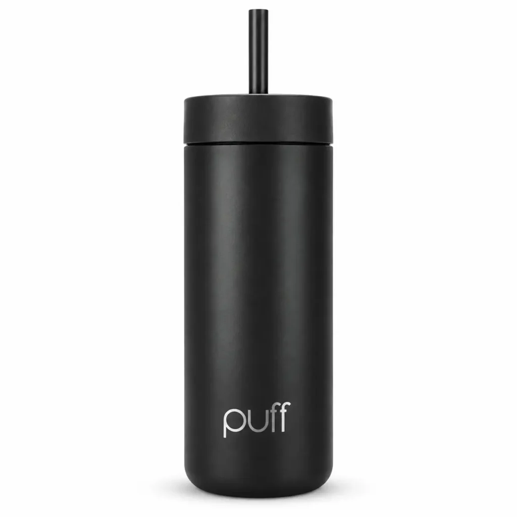 كوب مق بف أسود – PUFF